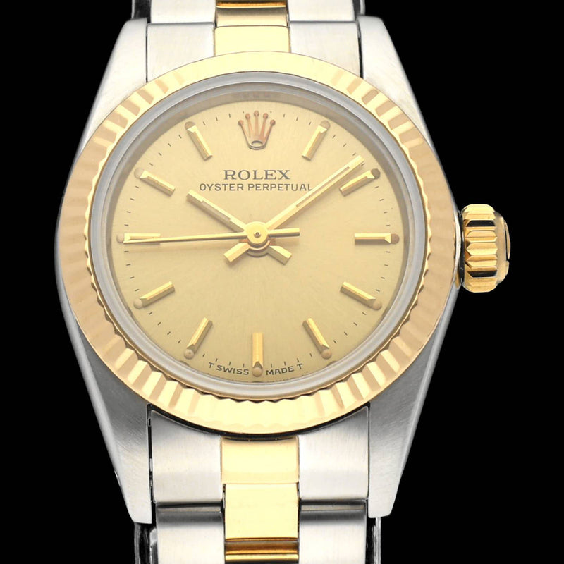 Rolex Oyster Perpetual 67193 - 1989 - Rolex horloge - Rolex kopen - Rolex dames horloge - Trophies Watches