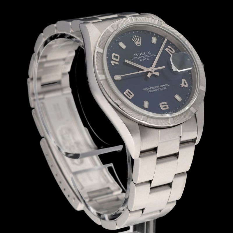 Rolex Oyster Perpetual Date 15210 - 2001 - Rolex horloge - Rolex kopen - Rolex heren horloge - Trophies Watches