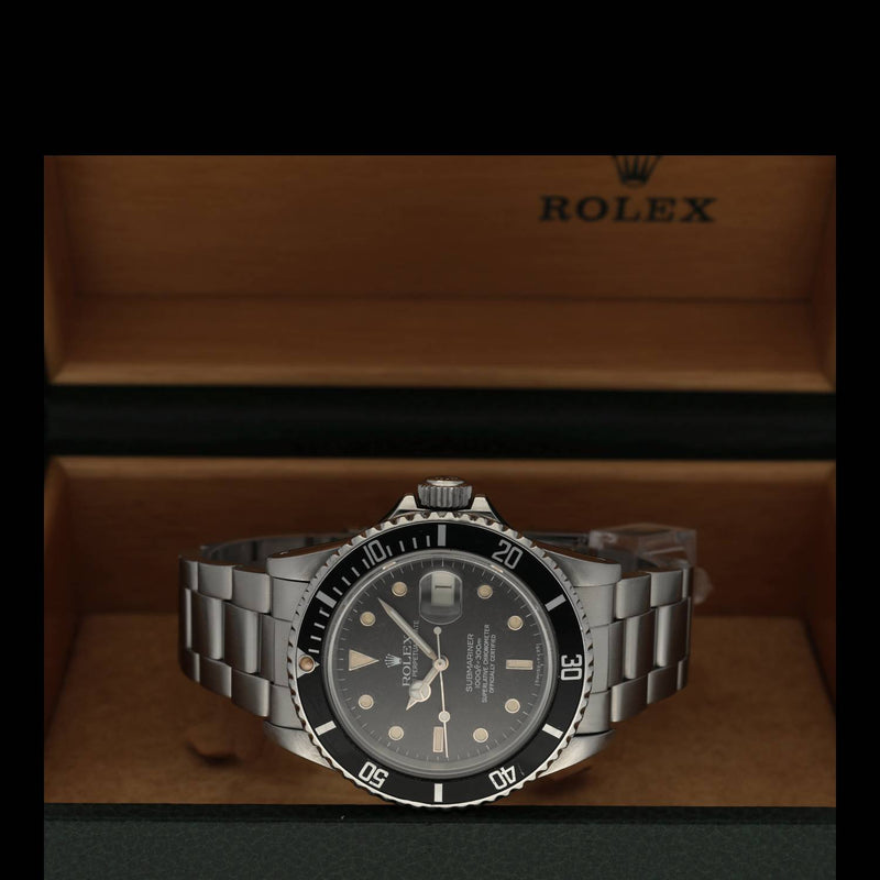 Rolex Submariner Date 16800 "Tropical Dial", 1984