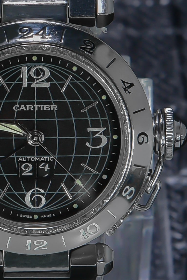 Cartier Pasha de Cartier GMT 2550 - Cartier horloge - Cartier kopen - Cartier heren horloge - Trophies Watches