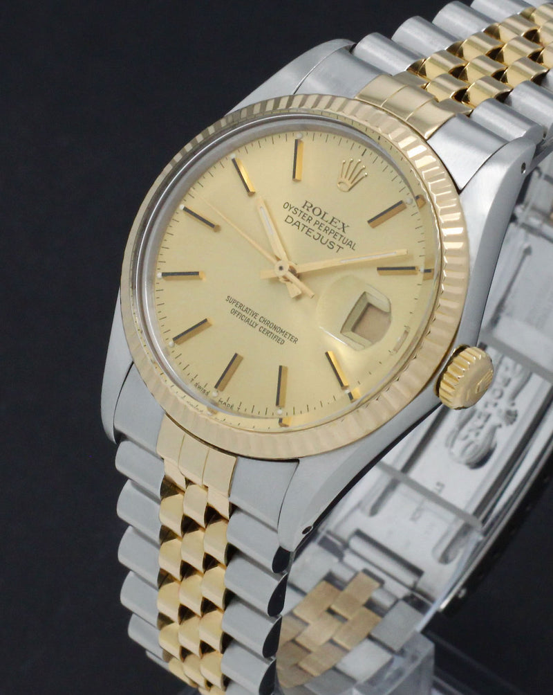 Rolex Datejust 16013 - 1987 - Rolex horloge - Rolex kopen - Rolex heren horloge - Trophies Watches