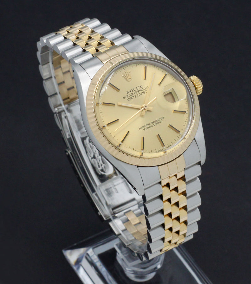 Rolex Datejust 16013 - 1987 - Rolex horloge - Rolex kopen - Rolex heren horloge - Trophies Watches