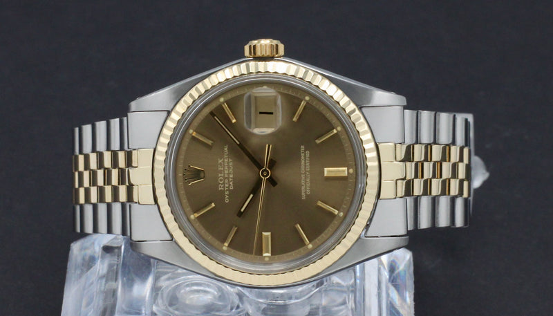 Rolex Datejust 1601 - 1971 - goud/staal - two/tone - Rolex horloge - Rolex kopen - Rolex heren horloge - Trophies Watches