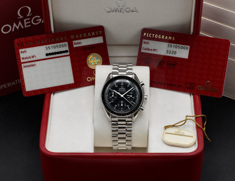 Omega Speedmaster Reduced 3510.50.00 - 2010 - Omega horloge - Omega kopen - Omega heren horloge - Trophies Watches