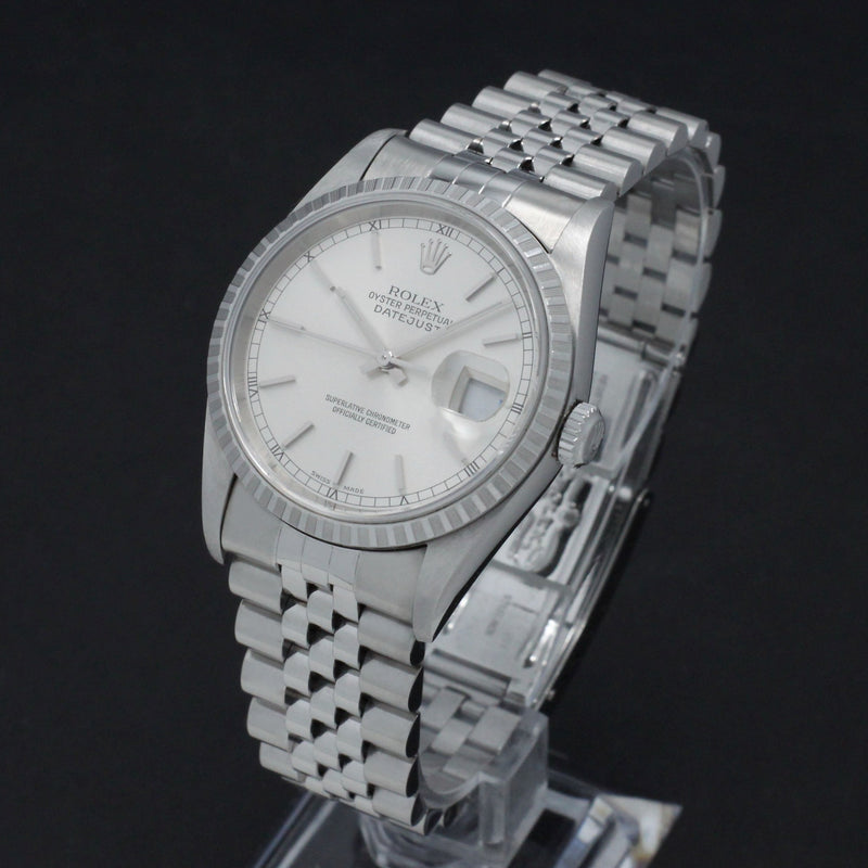 Rolex Datejust 16220 - 2002 - Rolex horloge - Rolex kopen - Rolex heren horloge - Trophies Watches