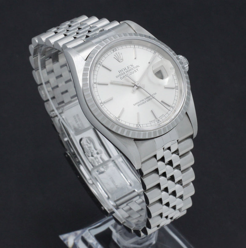 Rolex Datejust 16220 - 2002 - Rolex horloge - Rolex kopen - Rolex heren horloge - Trophies Watches