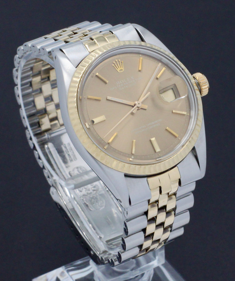 Rolex Datejust 1601 - 1972 - goud/staal - two/tone - Rolex horloge - Rolex kopen - Rolex heren horloge - Trophies Watches