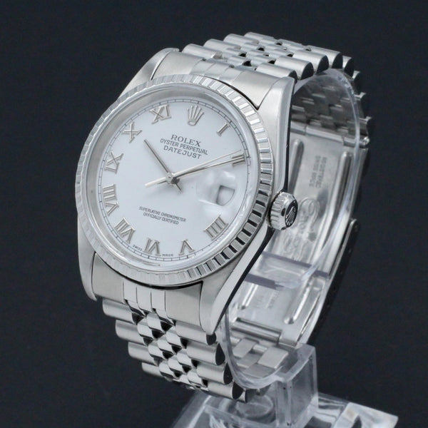 Rolex Datejust 16220 - 2001 - Rolex horloge - Rolex kopen - Rolex heren horloge - Trophies Watches