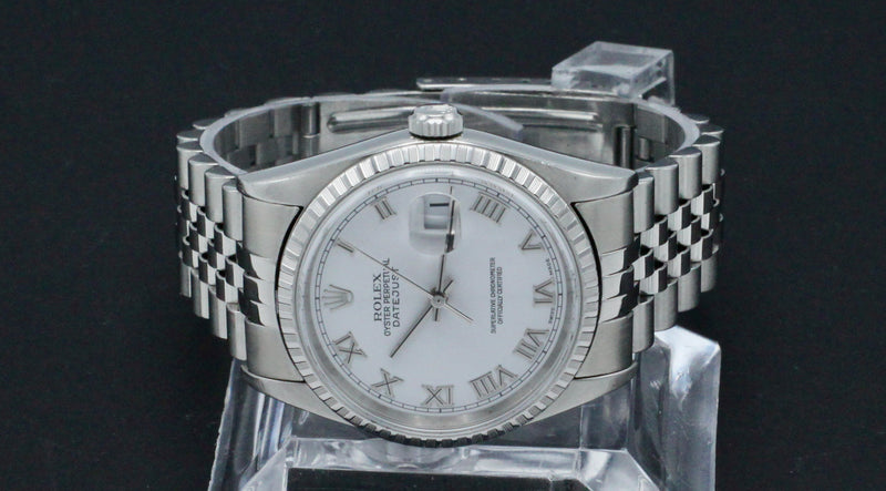 Rolex Datejust 16220 - 2001 - Rolex horloge - Rolex kopen - Rolex heren horloge - Trophies Watches