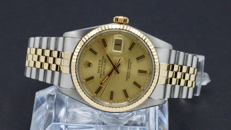 Rolex Datejust 16013 - 1981 - Rolex horloge - Rolex kopen - Rolex heren horloge - Trophies Watches