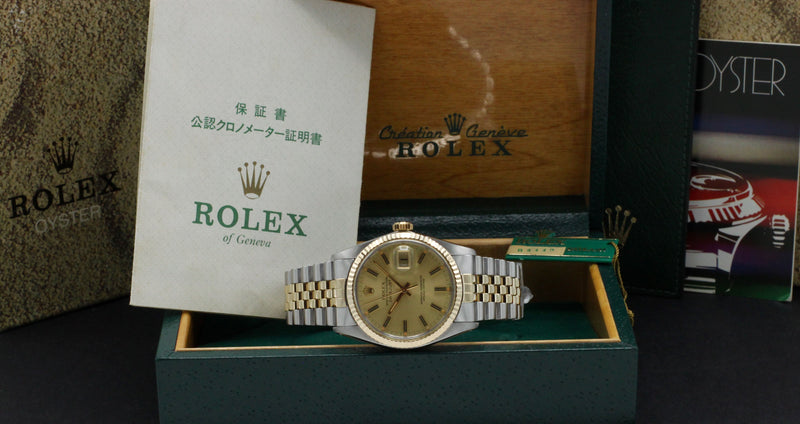 Rolex Datejust 16013 - 1981 - Rolex horloge - Rolex kopen - Rolex heren horloge - Trophies Watches