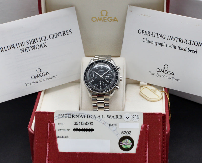 Omega Speedmaster Reduced 3510.50.00 - 1998 - Omega horloge - Omega kopen - Omega heren horloge - Trophies Watches