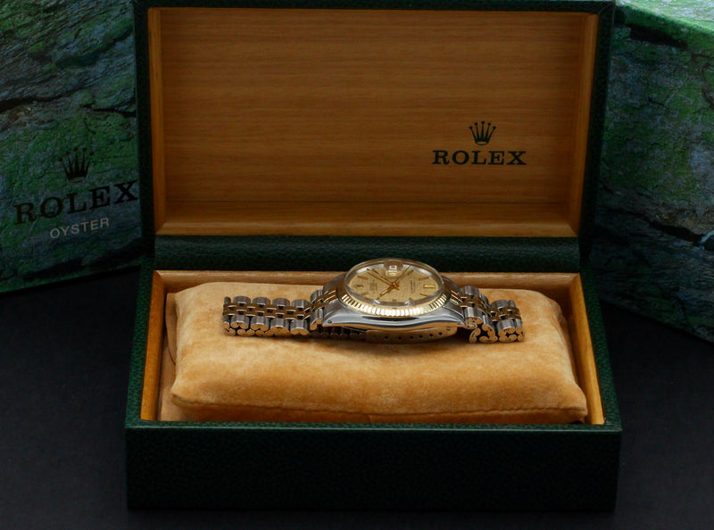 Rolex Datejust 1601 - 1972 - goud/staal - two/tone - Rolex horloge - Rolex kopen - Rolex heren horloge - Trophies Watches