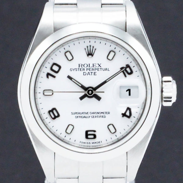 Rolex Oyster Perpetual Lady Date 79160 - 2001 - Rolex horloge - Rolex kopen - Rolex dames horloge - Trophies Watches