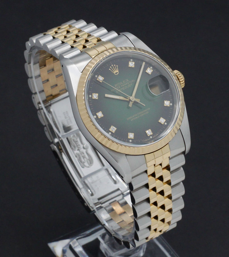 Rolex Datejust 16233G, Box & Papers, 1991