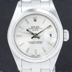 Rolex Oyster Perpetual Lady Date 79160 - 2002 - Rolex horloge - Rolex kopen - Rolex dames horloge - Trophies Watches