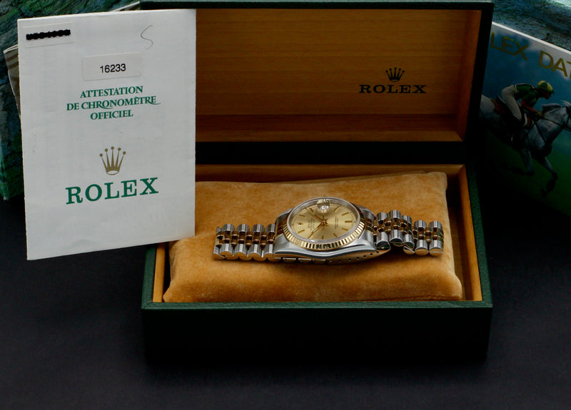 Rolex Datejust 16233 - 1991 - Rolex horloge - Rolex kopen - Rolex heren horloge - Trophies Watches