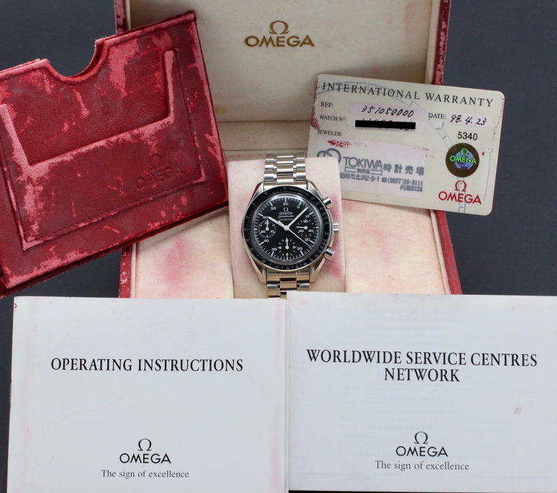 Omega Speedmaster Reduced 3510.50.00 - 1998 - Omega horloge - Omega kopen - Omega heren horloge - Trophies Watches