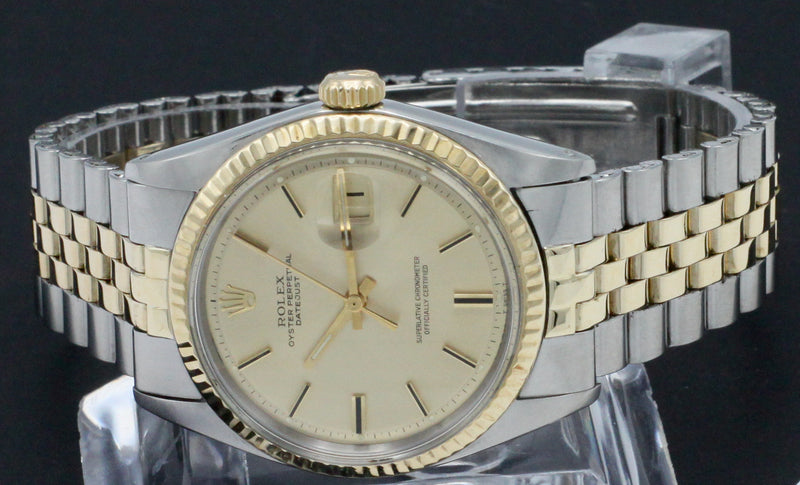 Rolex Datejust 1601 - 1971 - goud/staal - two/tone - Rolex horloge - Rolex kopen - Rolex heren horloge - Trophies Watches