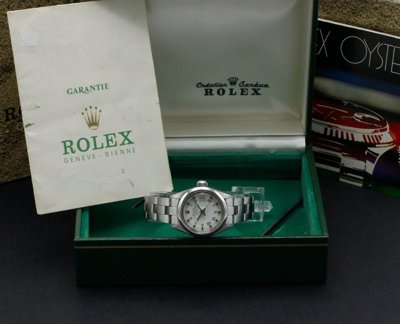 Rolex Oyster Perpetual Lady Date 6916 - 1980 - Rolex horloge - Rolex kopen - Rolex dames horloge - Trophies Watches