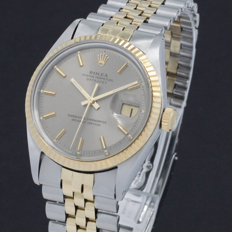 Rolex Datejust 1601 - 1969 - goud/staal - two/tone - Rolex horloge - Rolex kopen - Rolex heren horloge - Trophies Watches