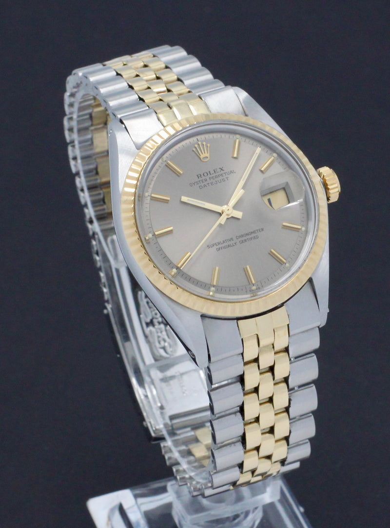 Rolex Datejust 1601 - 1969 - goud/staal - two/tone - Rolex horloge - Rolex kopen - Rolex heren horloge - Trophies Watches