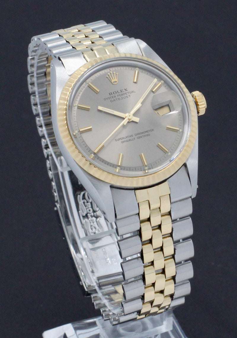 Rolex Datejust 1601 - 1969 - goud/staal - two/tone - Rolex horloge - Rolex kopen - Rolex heren horloge - Trophies Watches