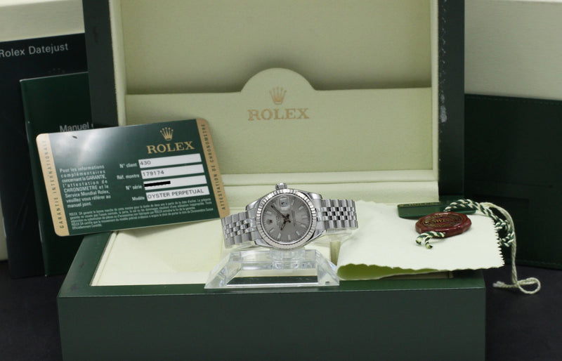 Rolex Oyster Perpetual Lady Datejust 179174 - 2009 - Rolex horloge - Rolex kopen - Rolex dames horloge - Trophies Watches