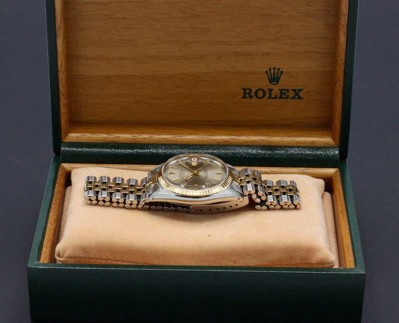 Rolex Datejust 1601 - 1969 - goud/staal - two/tone - Rolex horloge - Rolex kopen - Rolex heren horloge - Trophies Watches