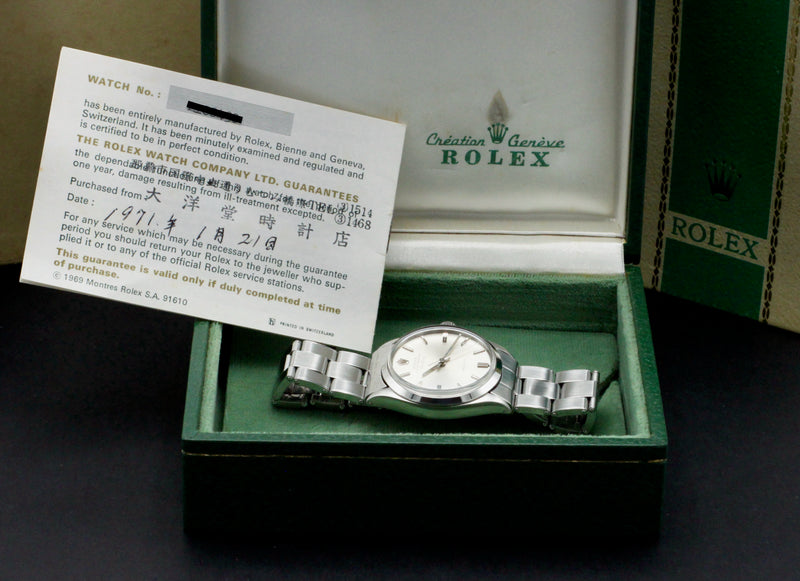 Rolex Air King Precision 5500 - 1971 - Rolex horloge - Rolex kopen - Rolex heren horloge - Trophies Watches