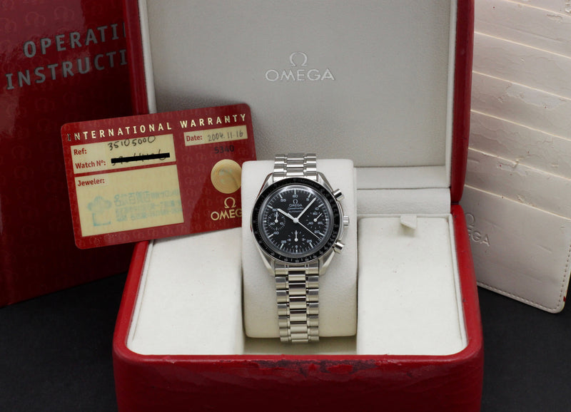 Omega Speedmaster Reduced 3510.50.00 - 2004 - Omega horloge - Omega kopen - Omega heren horloge - Trophies Watches