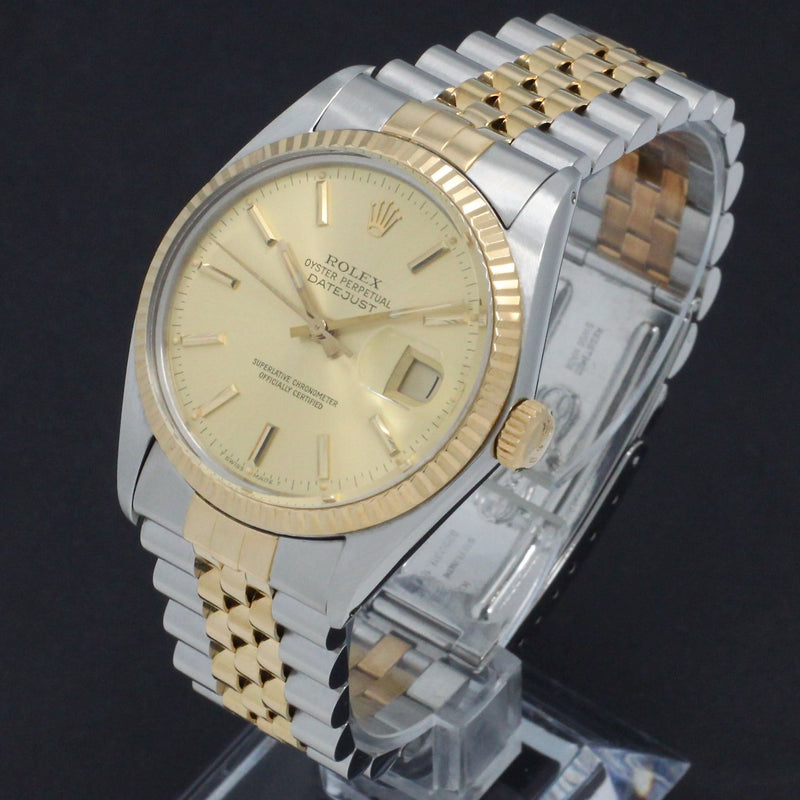 Rolex Datejust 16013 - 1986 - Rolex horloge - Rolex kopen - Rolex heren horloge - Trophies Watches