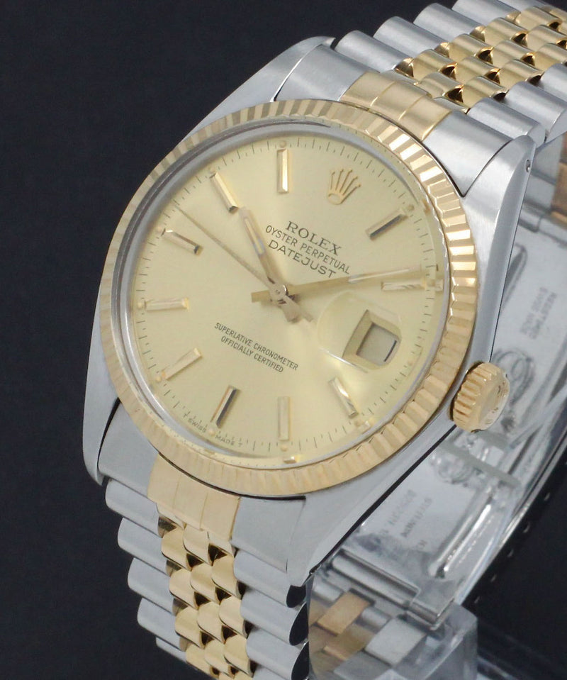 Rolex Datejust 16013 - 1986 - Rolex horloge - Rolex kopen - Rolex heren horloge - Trophies Watches