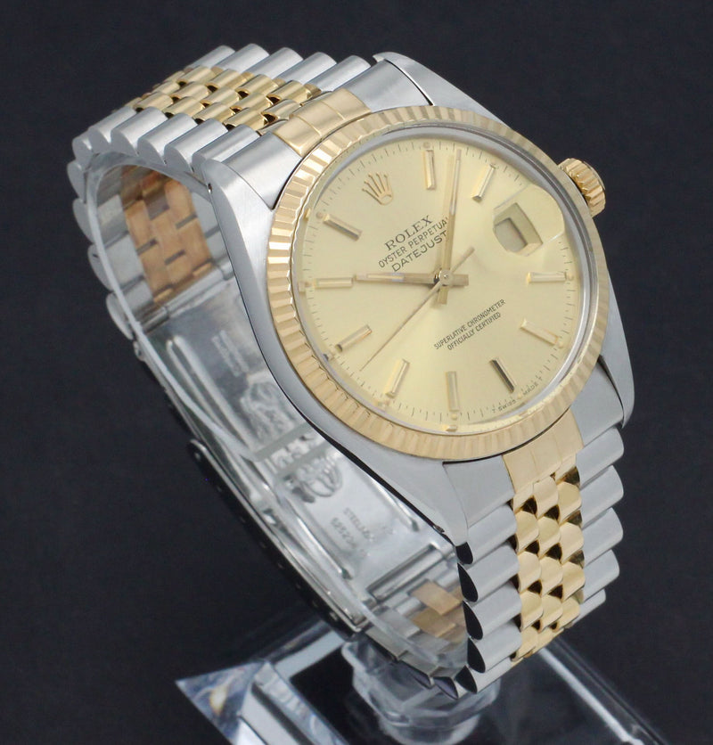 Rolex Datejust 16013 - 1986 - Rolex horloge - Rolex kopen - Rolex heren horloge - Trophies Watches