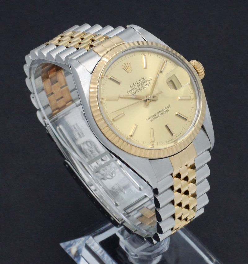 Rolex Datejust 16013 - 1986 - Rolex horloge - Rolex kopen - Rolex heren horloge - Trophies Watches