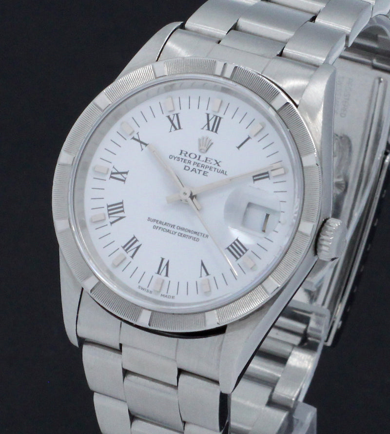 Rolex Oyster Perpetual Date 15210 - 1996 - Rolex horloge - Rolex kopen - Rolex heren horloge - Trophies Watches