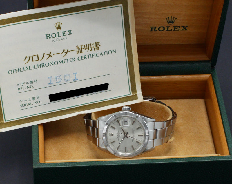 Rolex Oyster Perpetual Date 1501 - 1969 - Rolex horloge - Rolex kopen - Rolex heren horloge - Trophies Watches