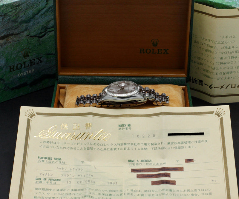 Rolex Datejust 16220 - 1991 - Rolex horloge - Rolex kopen - Rolex heren horloge - Trophies Watches