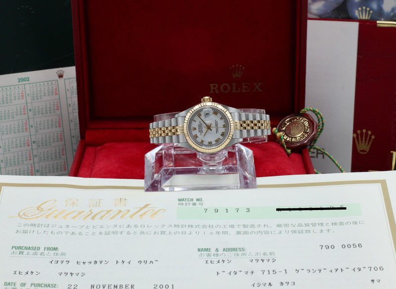 Rolex Lady-Datejust 79173 - 2001 - Rolex horloge - Rolex kopen - Rolex dames horloge - Trophies Watches