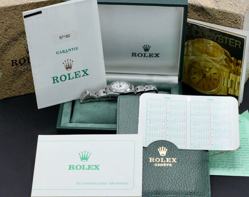 Rolex Oyster Perpetual 67180 - 1998 - Rolex horloge - Rolex kopen - Rolex dames horloge - Trophies Watches