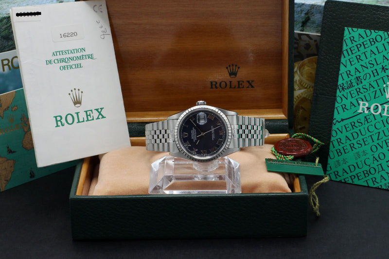 Rolex Datejust 16220 - 1997 - Rolex horloge - Rolex kopen - Rolex heren horloge - Trophies Watches