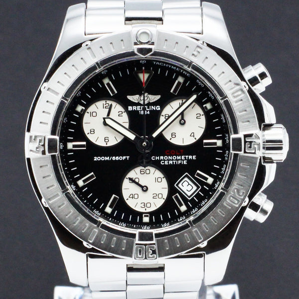 Breitling Colt Chronograph A73380 - 1996 - Breitling horloge - Breitling kopen - Breitling heren horloge - Trophies Watches