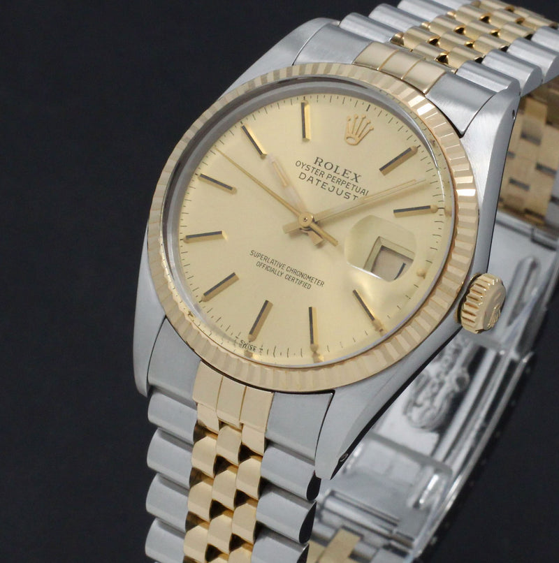 Rolex Datejust 16013 - 1985 - Rolex horloge - Rolex kopen - Rolex heren horloge - Trophies Watches