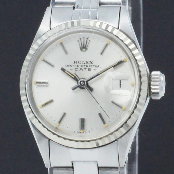 Rolex Oyster Perpetual Lady Date 6517 - 1971 - Rolex horloge - Rolex kopen - Rolex dames horloge -  Trophies Watches