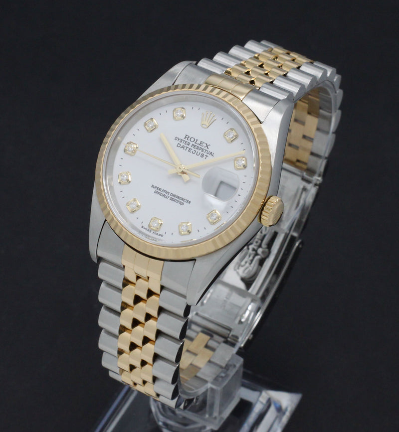 Rolex Datejust 16233G - 2005 - Rolex horloge - Rolex kopen - Rolex heren horloge - Trophies Watches