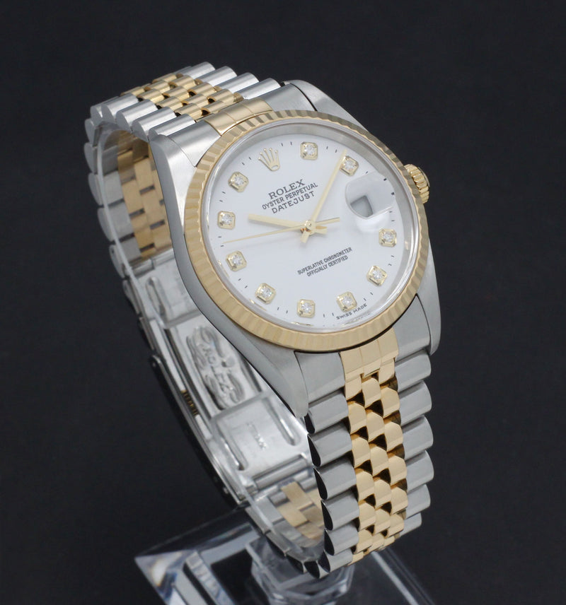 Rolex Datejust 16233G - 2005 - Rolex horloge - Rolex kopen - Rolex heren horloge - Trophies Watches