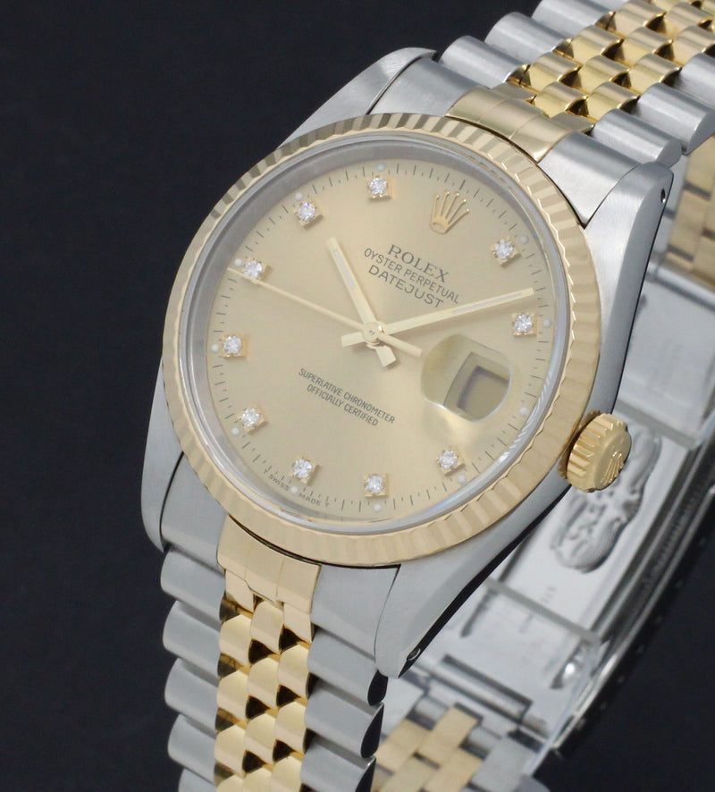 Rolex Datejust 16233G - 1991 - Rolex horloge - Rolex kopen - Rolex heren horloge - Trophies Watches