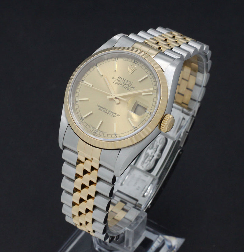 Rolex Datejust 16233 - 1999 - Rolex horloge - Rolex kopen - Rolex heren horloge - Trophies Watches