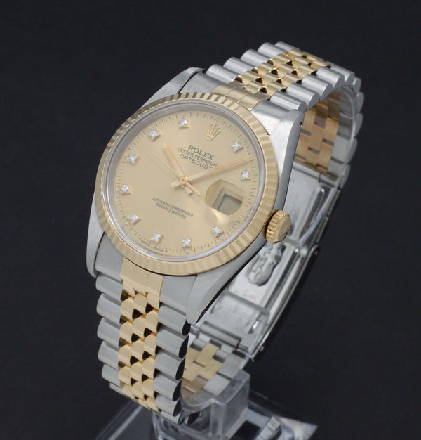 Rolex Datejust 16233G - 1992 - Rolex horloge - Rolex kopen - Rolex heren horloge - Trophies Watches