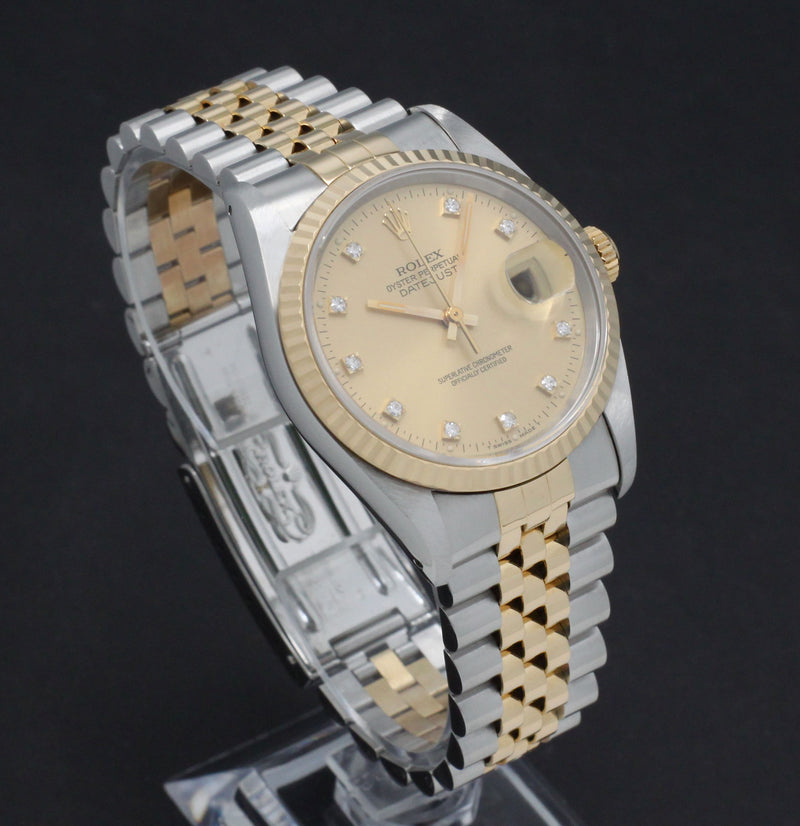 Rolex Datejust 16233G - 1992 - Rolex horloge - Rolex kopen - Rolex heren horloge - Trophies Watches